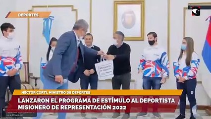 Lanzaron el programa de estímulo al deportista misionero de representación 2022