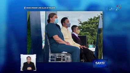 VP-elect Sara Duterte, dumalo sa oathtaking ni Marinduque Rep. Lord Allan Velasco | Saksi