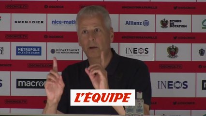 Favre : « D'ici deux ans, on doit régulièrement finir dans les trois premiers » - Foot - L1 - Nice