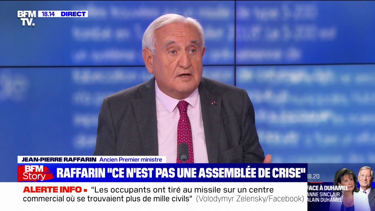 Pour Jean-Pierre Raffarin, Élisabeth Borne "est quelqu'un de compétent, capable de bâtir des projets assez rapides"