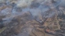 Roma, maxi incendio: fiamme minacciano case, esplose bombole gpl, decine di intossicati (27.06.22)