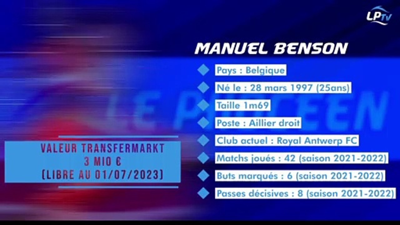 Romain Van der Pluym à propos de Manuel Benson