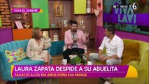 Laura Zapata despide a su abuelita; fallece Eva Monge a los 104 años