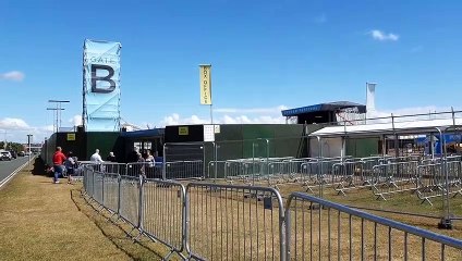 Lytham Festival set up