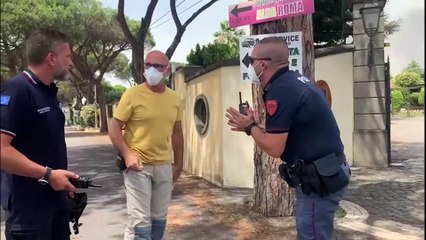 Incendio sull'Aurelia, evacuato un centro estivo