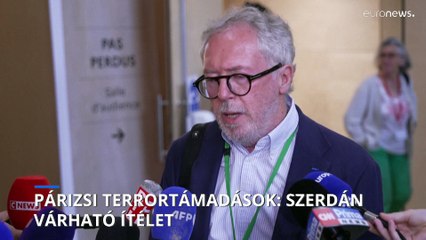 Szerdán születhet ítélet a párizsi terrortámadások ügyében