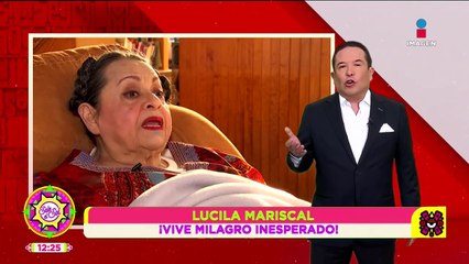 Lucila Mariscal da sus primeros pasos tras ser operada de la cadera