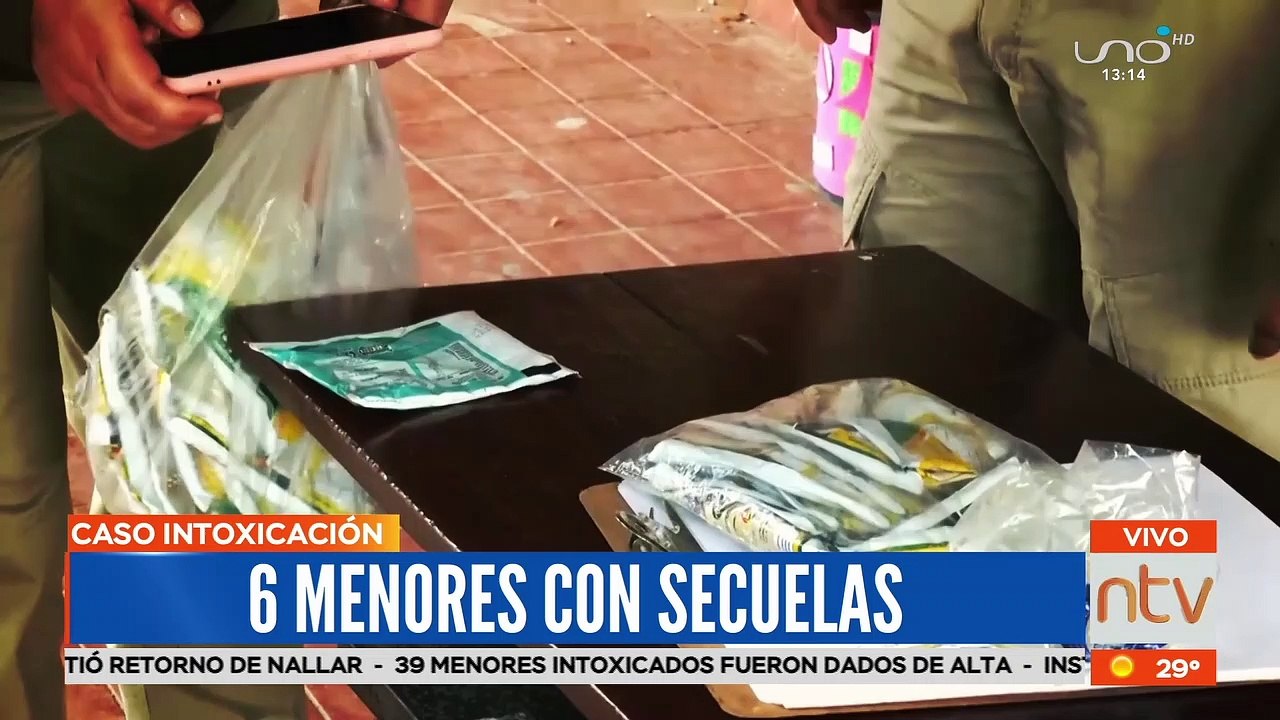 39 menores intoxicados  son dados de alta