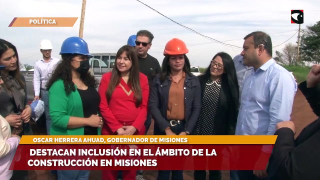 Destacan inclusión en el ámbito de la construcción en Misiones