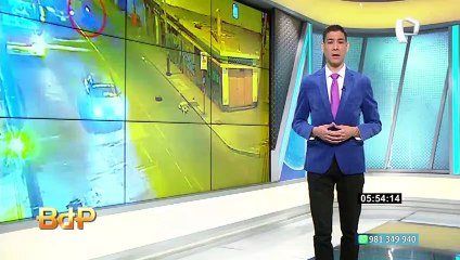 Motociclista se dio a la fuga: cadete queda inconsciente al ser atropellado en Surco