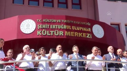 Şehit Ertuğrul Ulupınar'ın adı kültür merkezinde yaşatılacak
