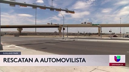 Accidente en Transmountain involucra policía de El Paso