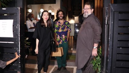 KARISHMA KAPOOR SPOTTED AT MIZU RESTAURANT IN BANDRA