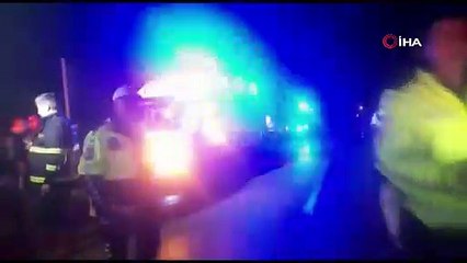 Yolcu otobüsü devrildi: Ölü ve yaralılar var