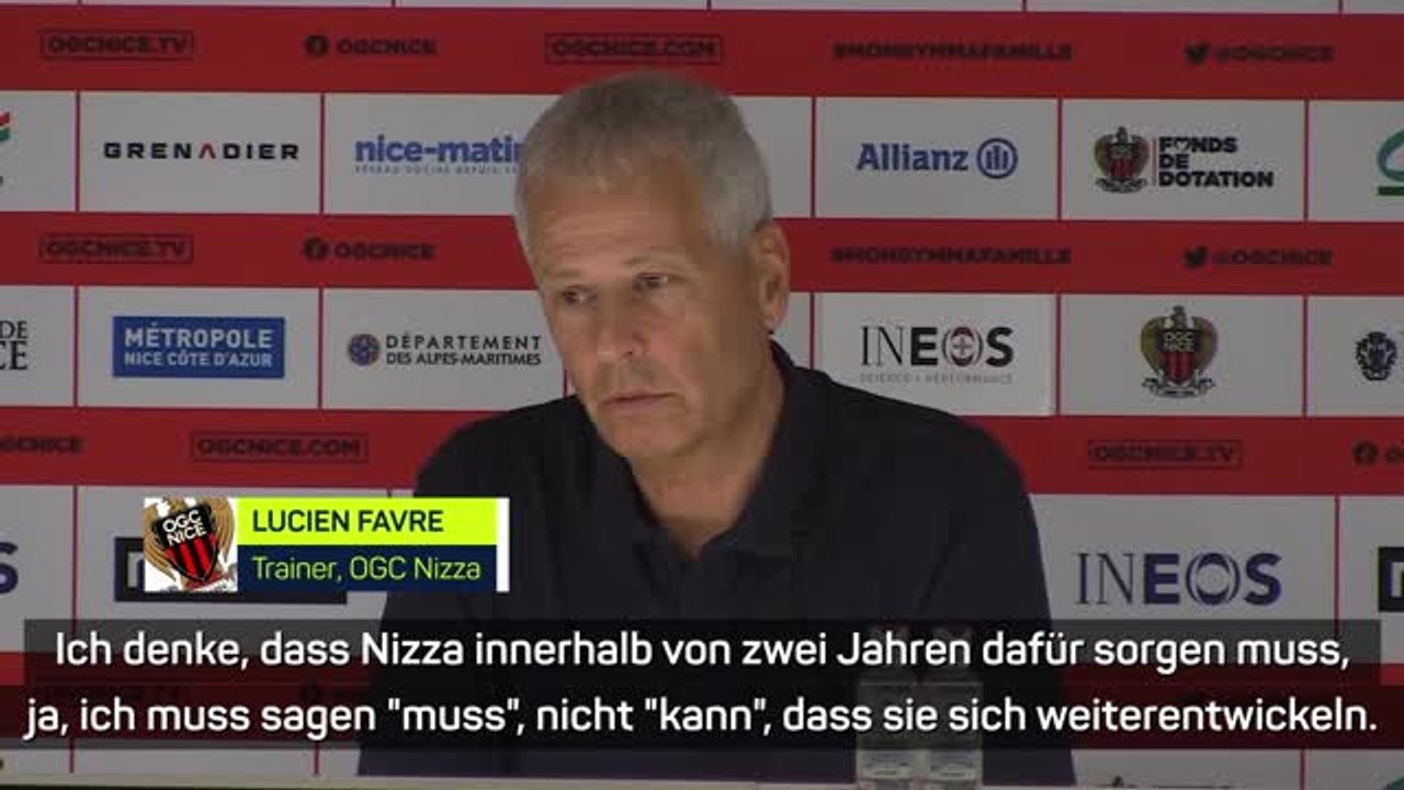 Favre: "Nizza muss sich weiterentwickeln"