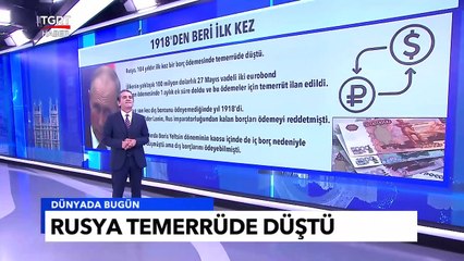 Rusya 104 Yıl Sonra İlk Kez Temerrüde Düştü - Tuna Öztunç ile Dünyada Bugün
