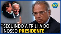 Guedes diz que Biden segue a 'trilha' de Bolsonaro
