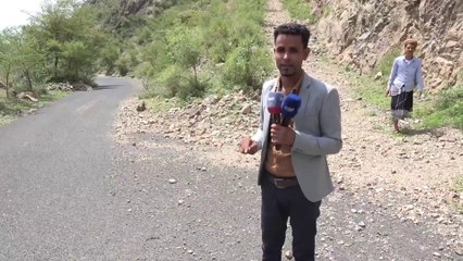العربية ترصد مخاطر طريق الزيلعي في تعز على حياة المدنيين
