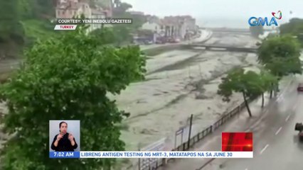 Tulay, nahati dahil sa rumaragasang baha | UB