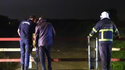 Dereye düştüğü iddia edilen iki kişi için arama çalışması başlatıldı