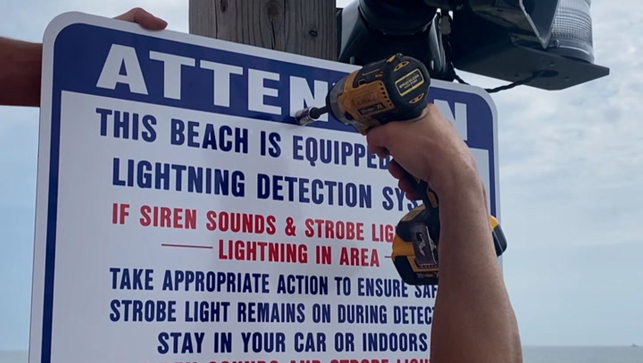 Lightning detectors installed at Jersey Shore beaches