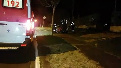 Homem em surto mobiliza Samu e GM no Bairro Santa Felicidade