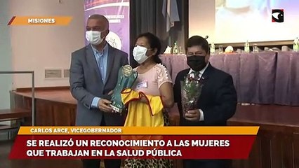 Se realizó un reconocimiento a las mujeres que trabajan en la salud pública