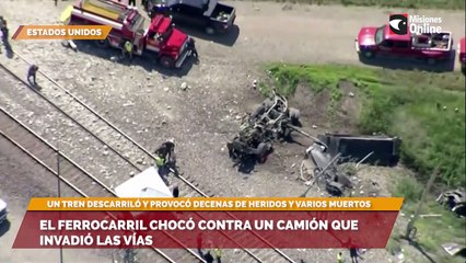 El ferrocarril chocó contra un camión que invadió las vías
