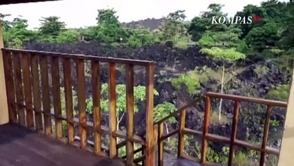 Wisata Maha Karya Alam Lava Mengeras Batu Angus di Ternate