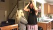 'Husband cries & drops to his knees after wife tells him she's pregnant with their first baby!'