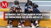 México suma 263 mil 937 contagios por covid en menores de 0 a 14 años