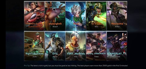 (VAINGLORY 2022) GAMEPLAY SAMUEL‼️ RANK MODE 5v5