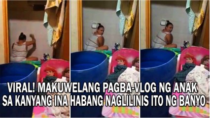 Because of her Daughter, A Mother Doing her Household Chores Recently Went Viral on Social Media