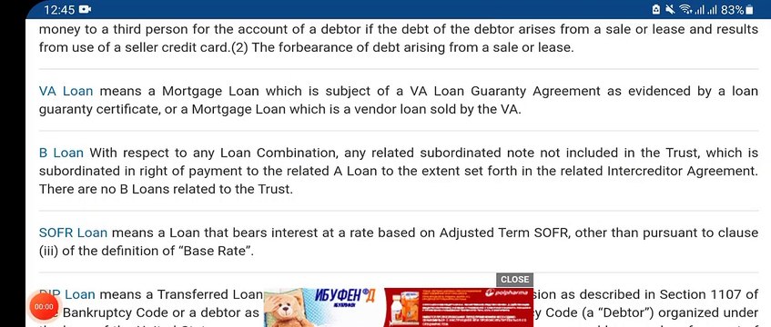 Mortgage CPC LOAN Part 2 VA Loan CPC Loan SPF loan full details about that