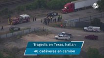 Llega a 46 la cifra de cadáveres hallados en un camión en San Antonio, Texas; hay 3 detenidos