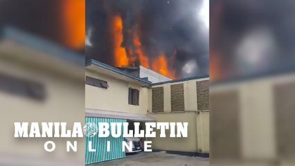 Fire hits warehouse storing paint and other chemicals