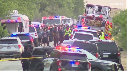 USA : L'horreur au Texas où 46 migrants ont été retrouvés morts par la police dans un camion à environ 240 km de la frontière avec le Mexique