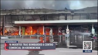 Rusia destruye centro comercial con misil en Kremenchuk