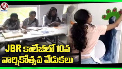 Grandly Celebrated 10Th Anniversary In JBR Architecture College _Special Art Comp _ RangaReddy _ V6