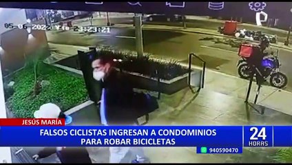 Jesús María: vecinos denuncian que falsos ciclistas siguen robando bicicletas en los condominios