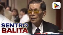 Incoming Pres’l Legal Counsel Juan Ponce Enrile, hindi makadadalo sa inagurasyon ni Pres.-elect Bongbong Marcos matapos magpositibo sa COVID-19