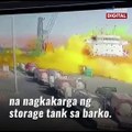 Storage ng chlorine gas, bumagsak at sumabog! | GMA News Feed