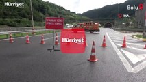 Bolu Dağı Tüneli'nde toprak kayması! İstanbul yönü trafiğe kapatıldı