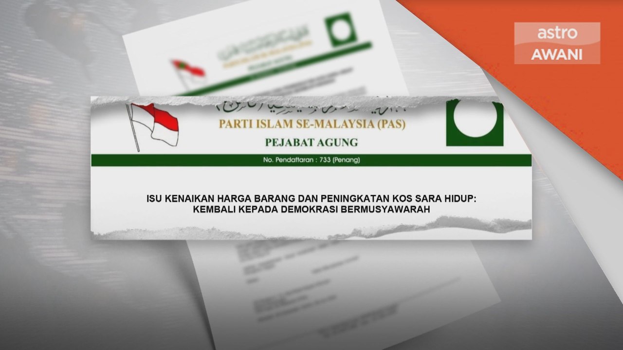 Inflasi | Pas gesa pimpinan politik bincang tangani inflasi