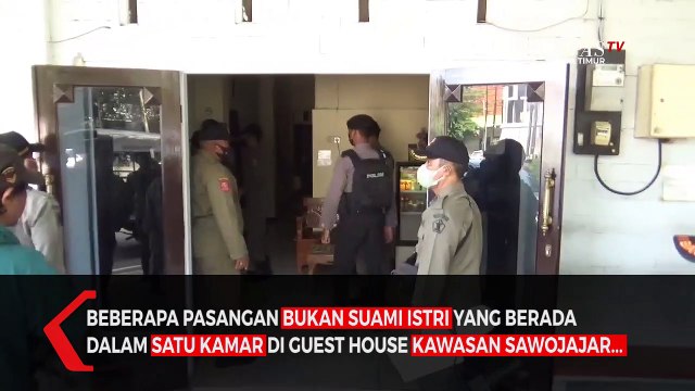 Razia Pekat, Petugas Amankan Pasangan Bukan Suami Istri di Malang