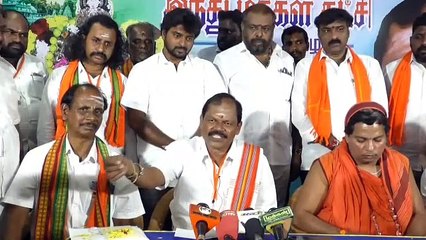 அதிமுகவிற்கு நாங்கள் துணை நிற்போம்.. இந்து மக்கள் கட்சியின் மாநில தலைவர் அர்ஜூன் சம்பத் பேட்டி