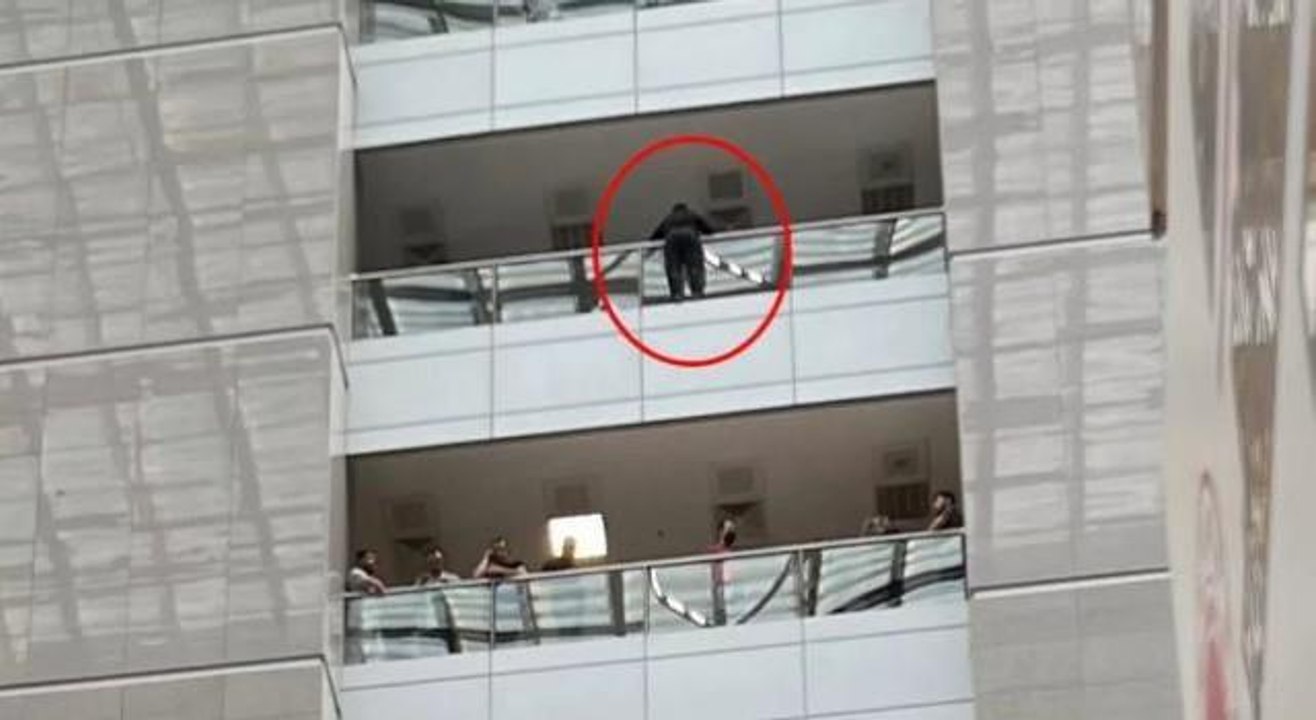 Çağlayan Adliyesi intihar girişimi! - VİDEO - SON DAKİKA! Çağlayan Adliyesi'nde intihar girişimi ne oldu?