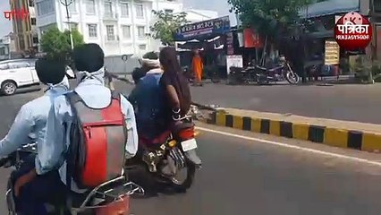 VIDEO : आरोपी की तलाश में निकली पुलिस की गाड़ी पलटी, तीन पुलिसकर्मी घायल