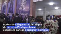Patrice Lumumba honoré à Kinshasa, dernière étape du périple de son cercueil en RDC