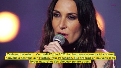 Zazie, la chanteuse change de tête pour son grand retour